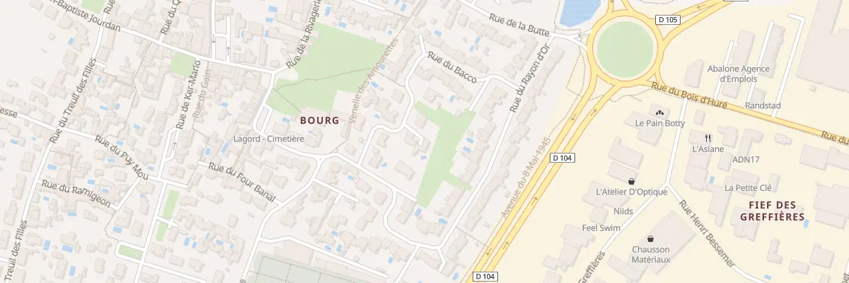 Plan du 4T Rue du Bacco à Lagord