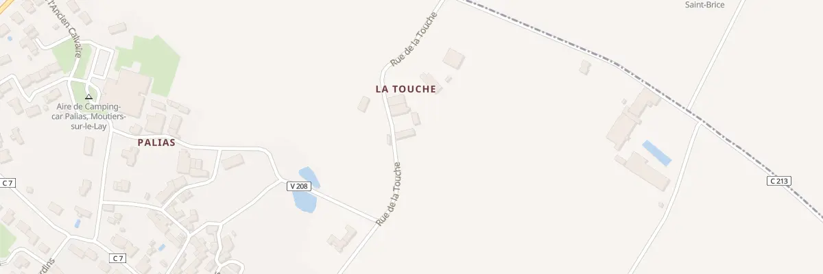Plan du 1 La Touche à Moutiers-sur-le-Lay