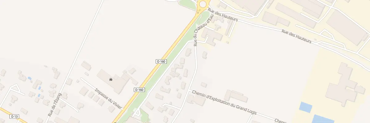 Plan du 1B Imp de la Halle à Sainte-Florence