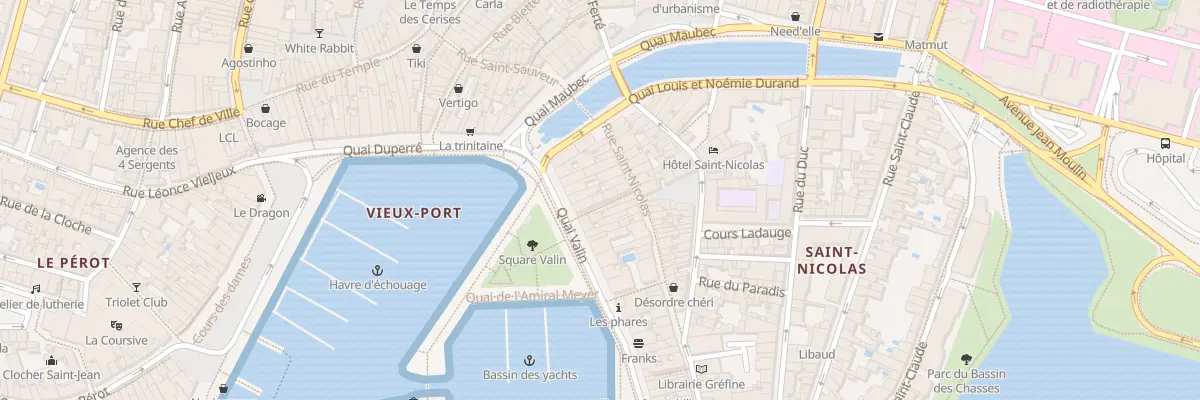 Plan du 1 Rue des Canards à La Rochelle
