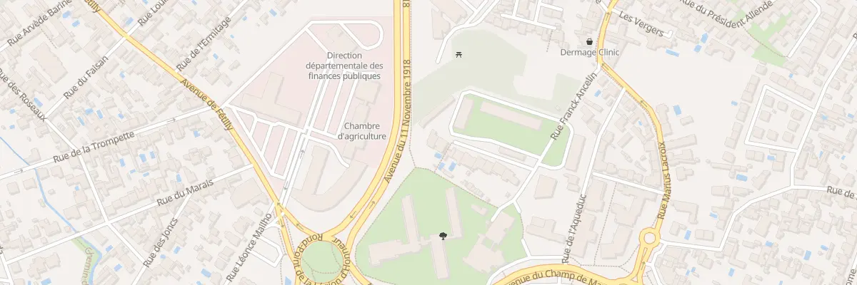 Plan du 9004 Rue Franck Ancelin à La Rochelle