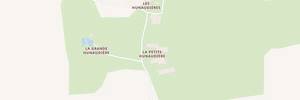 Plan du 790 Che des Hunaudieres à Fontaine-Couverte