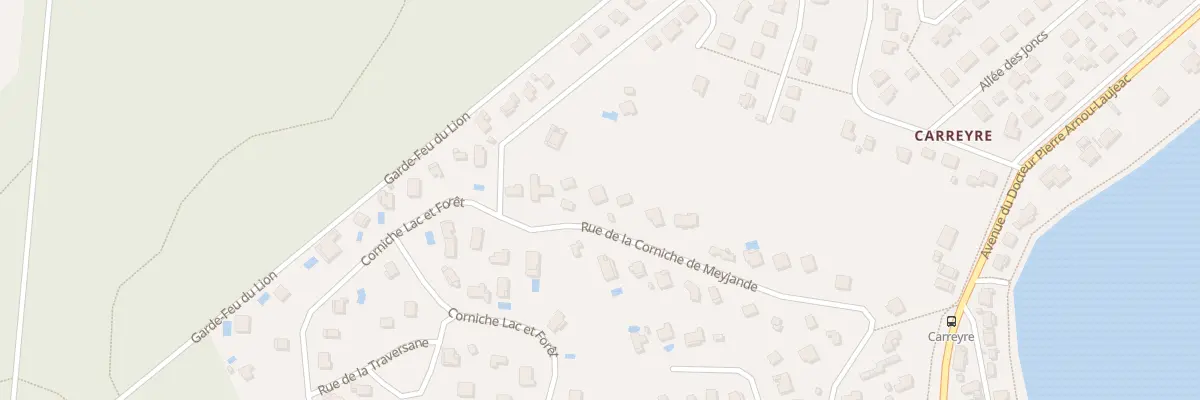 Plan du 71 Cor de la Meyjande à Lacanau
