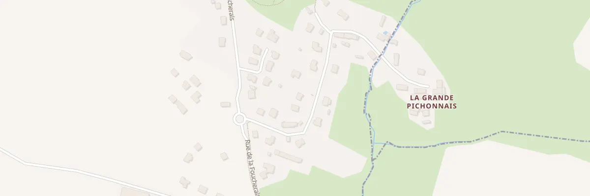 Plan du 9 Che de la Pichonnais à Laignelet
