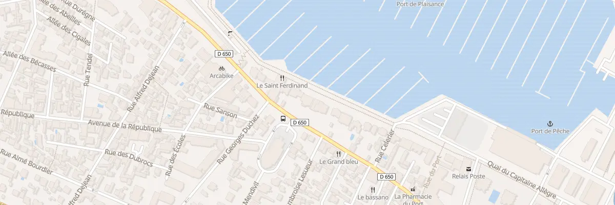 Plan du 35 Bd de la Plage à Arcachon