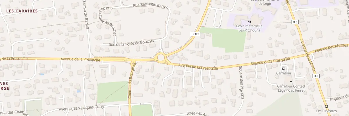Plan du 30 Av de la Presqu’Île à Lège-Cap-Ferret
