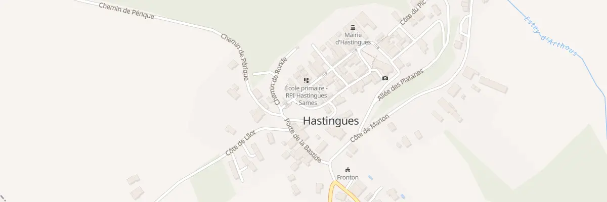 Plan du 111 Pte de la Bastide à Hastingues