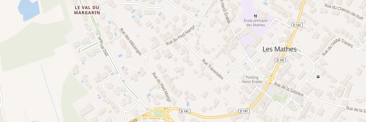 Plan du 17 Rue Traversière aux Mathes