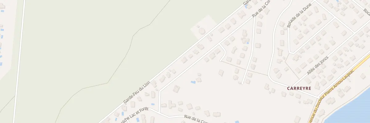 Plan du 70 Cor de la Meyjande à Lacanau