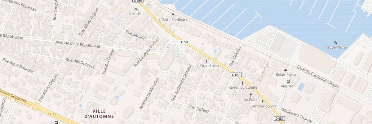 Plan du 3 Rue Ambroise Lesueur à Arcachon