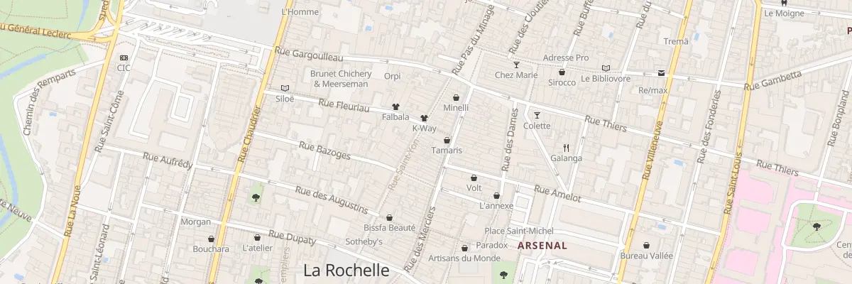 Plan du 40 Rue Saint-Yon à La Rochelle