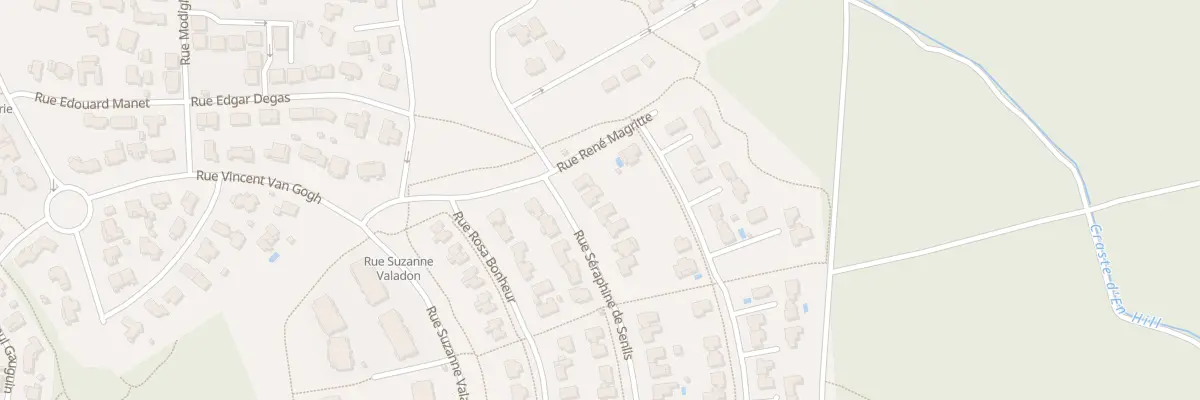 Plan du 39 Rue Séraphine de Senlis à Biscarrosse