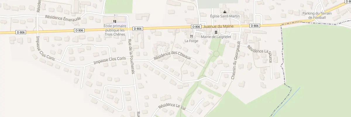 Plan du 8 Res Les Coteaux à Laignelet