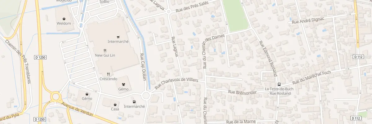 Plan du 4 Rue Lagrua à La Teste-de-Buch