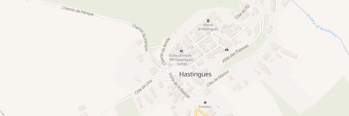 Plan du 119 Chem de Ronde à Hastingues