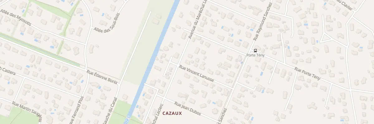 Plan du 30 Rue du Mal Leclerc Cazaux à La Teste-de-Buch