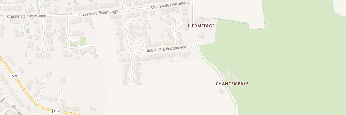 Plan du 14 Rue du pré des mauves à Luçon