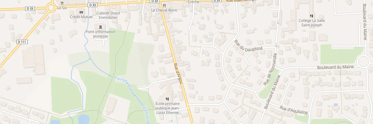 Plan du 21B Rue d’Anjou à Argentré-du-Plessis
