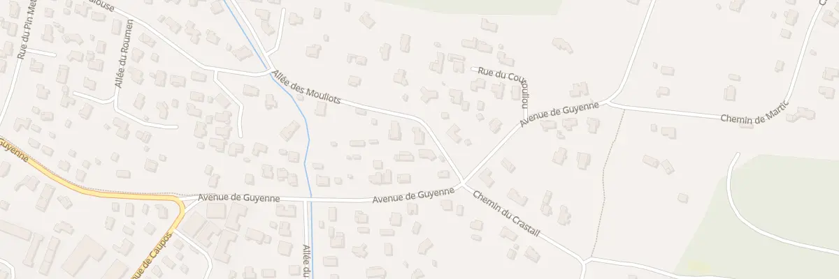 Plan du 67 All des Mouliots à Biscarrosse