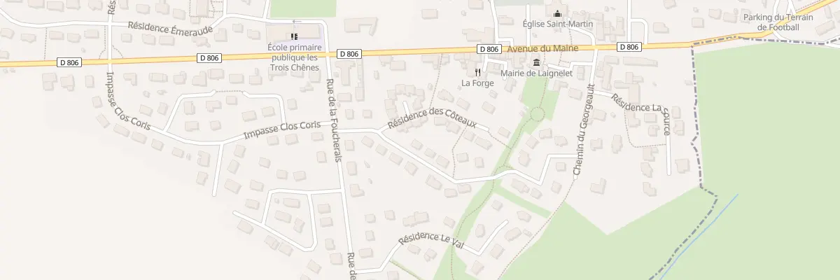 Plan du 12 Res Les Coteaux à Laignelet