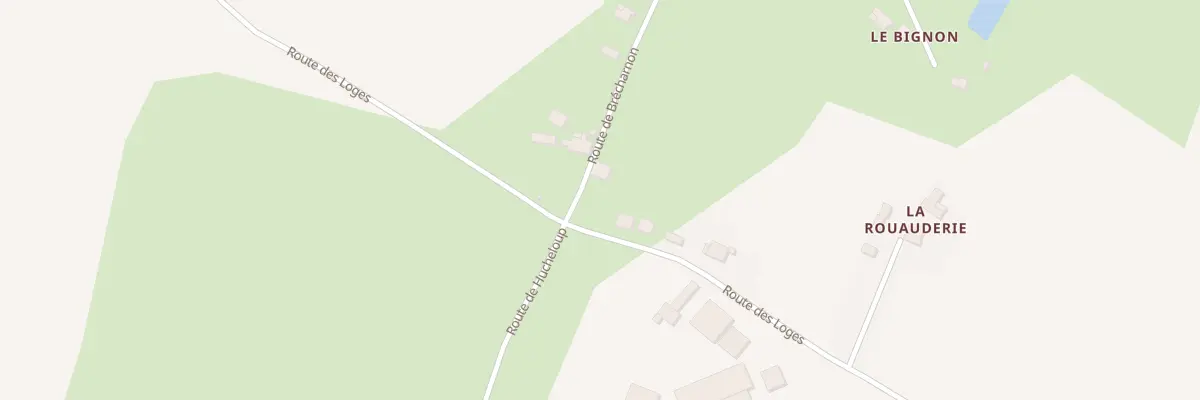 Plan du 1830 Rte de Brécharnon à Saint-Michel-de-la-Roë