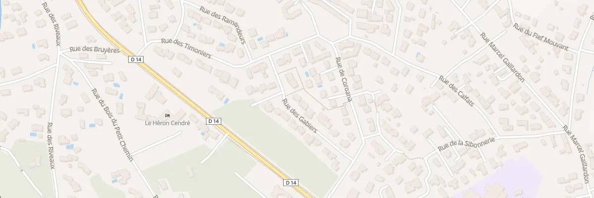 Plan du 14 Rue des Gabiers à La Tremblade