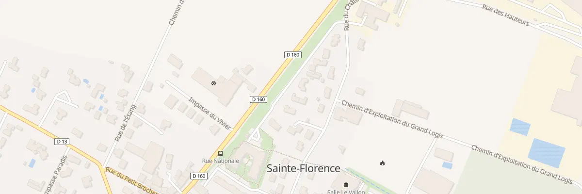 Plan du 7 Imp de la Halle à Sainte-Florence