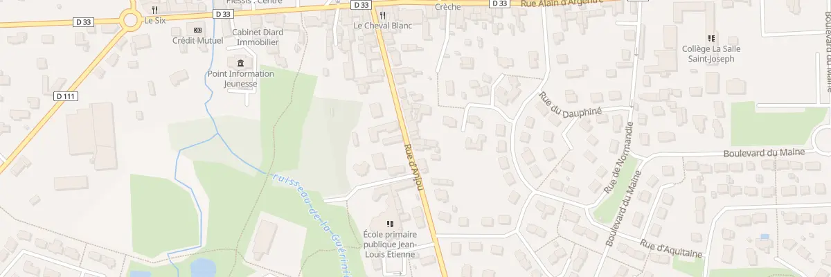 Plan du 21 Rue d’Anjou à Argentré-du-Plessis