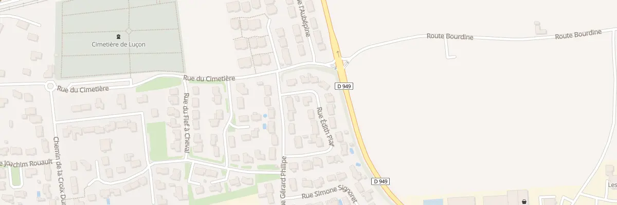 Plan du 2 Rue édith piaf à Luçon