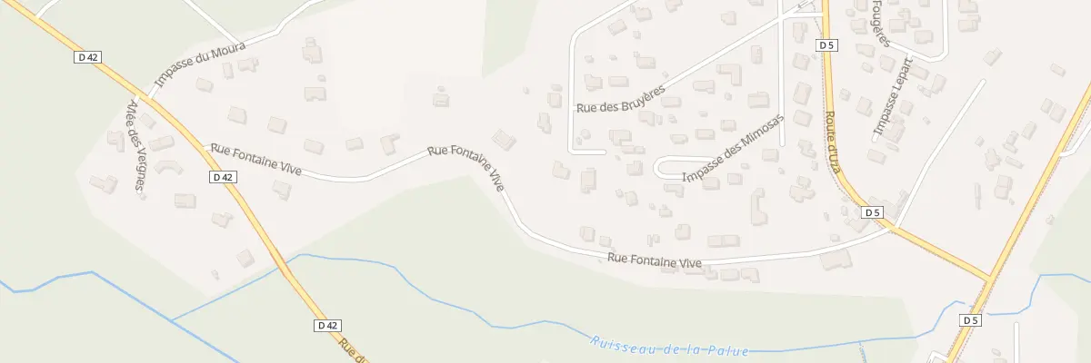 Plan du 303 Rue des Bruyères à Castets