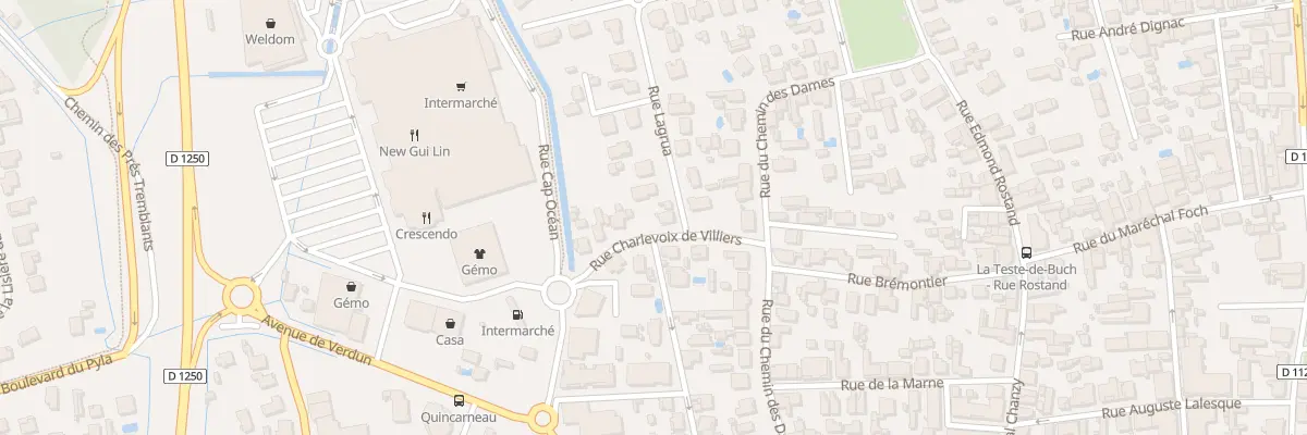 Plan du 1 Rue Lagrua à La Teste-de-Buch