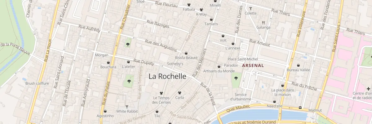 Plan du 10 Rue Saint-Yon à La Rochelle