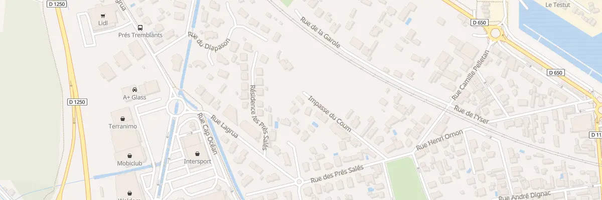 Plan du 9 Rue du Coum à La Teste-de-Buch