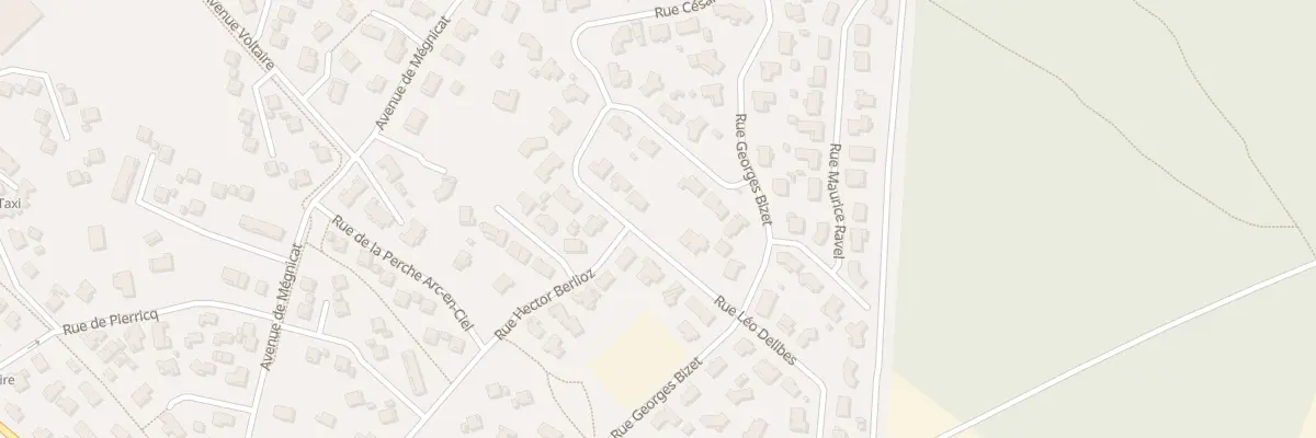 Plan du 133 Rue Léo Delibes à Biscarrosse