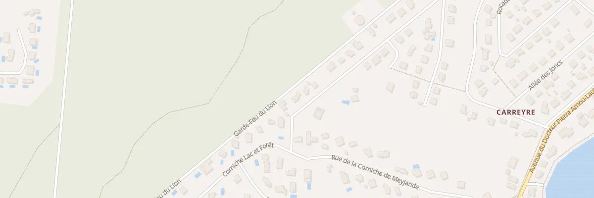 Plan du 78 Cor de la Meyjande à Lacanau