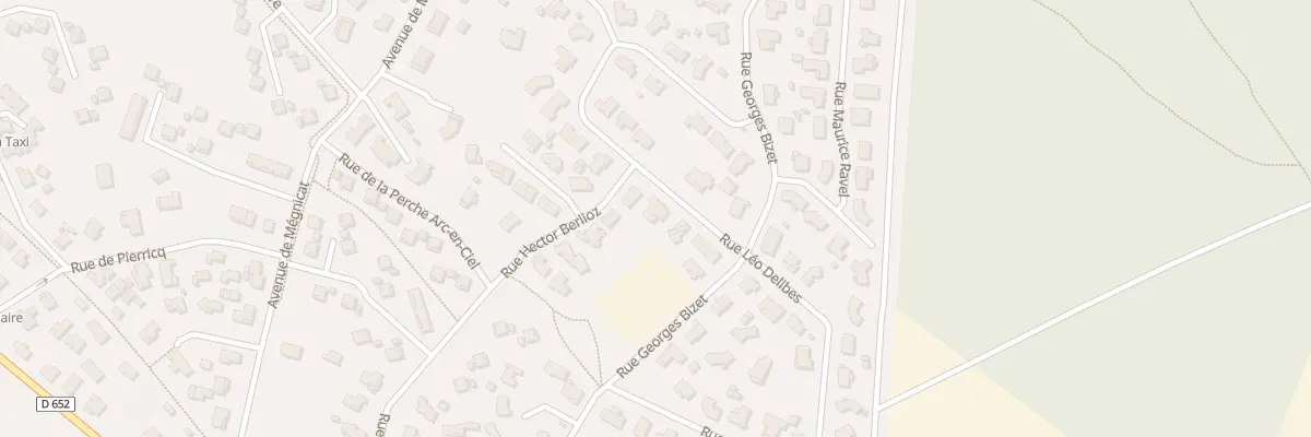 Plan du 162 Rue Léo Delibes à Biscarrosse