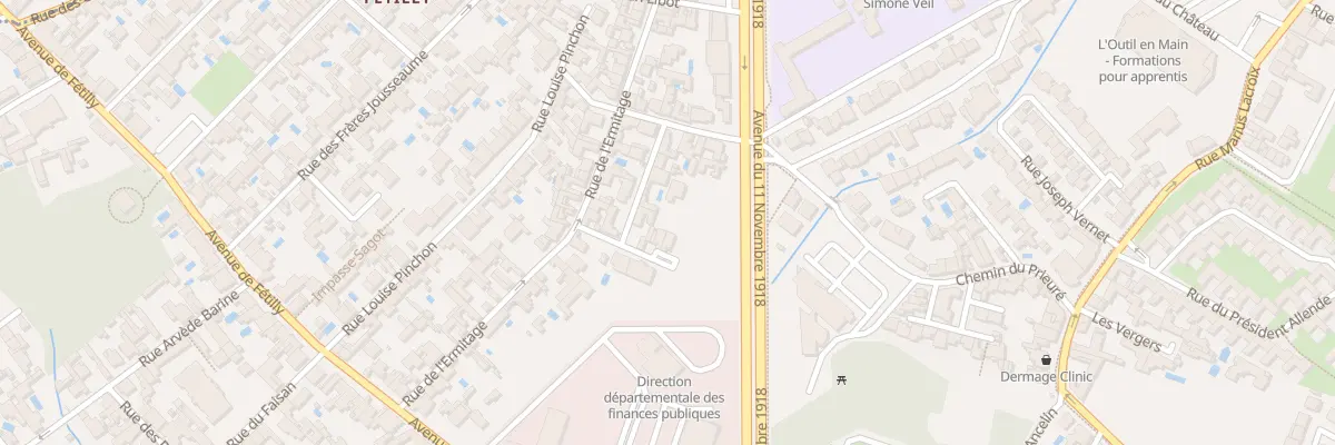 Plan du 9 Imp de l’Ermitage à La Rochelle
