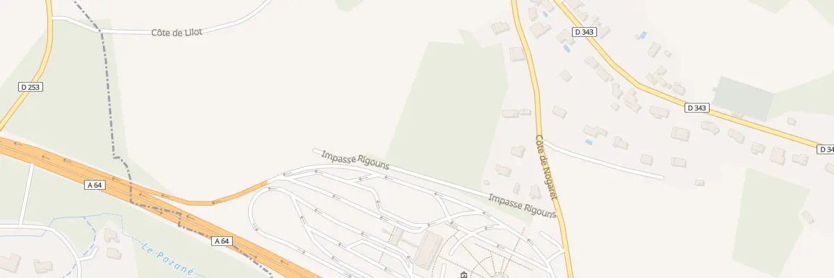 Plan du 122 Côte de Nogaret à Hastingues