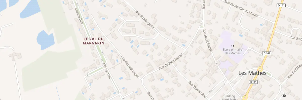 Plan du 3B Rue des Pinsons aux Mathes