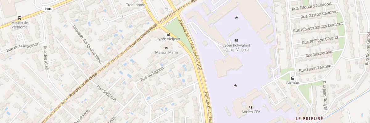 Plan du 72 Rue du Lignon à La Rochelle