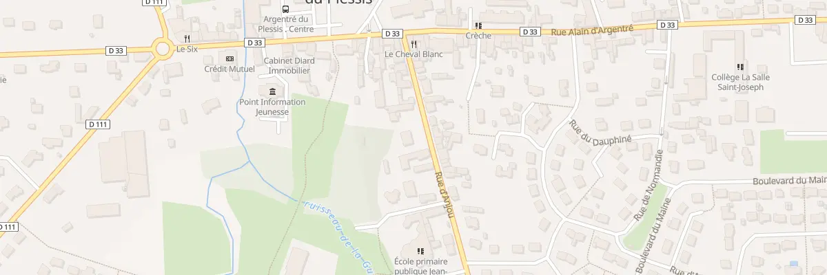 Plan du 14 Rue d’Anjou à Argentré-du-Plessis
