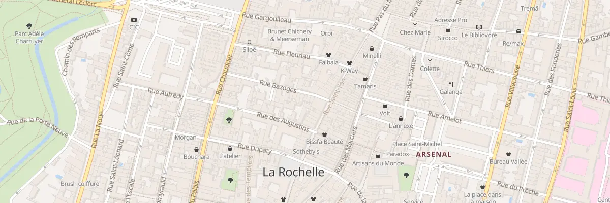 Plan du 5B Rue Bazoges à La Rochelle