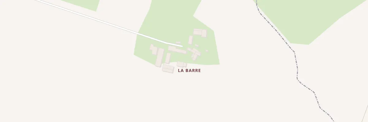 Plan du 306 La Barre à Balazé