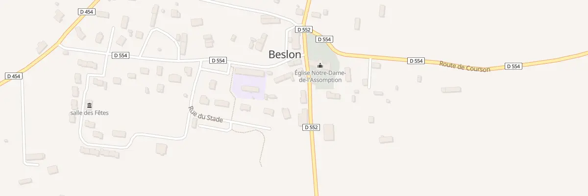 Plan du 5024 Le Bourg à Beslon