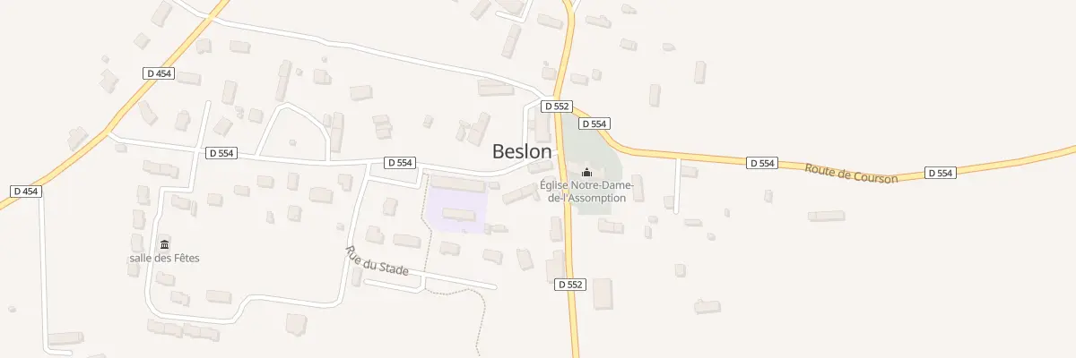 Plan du 5022 Le Bourg à Beslon