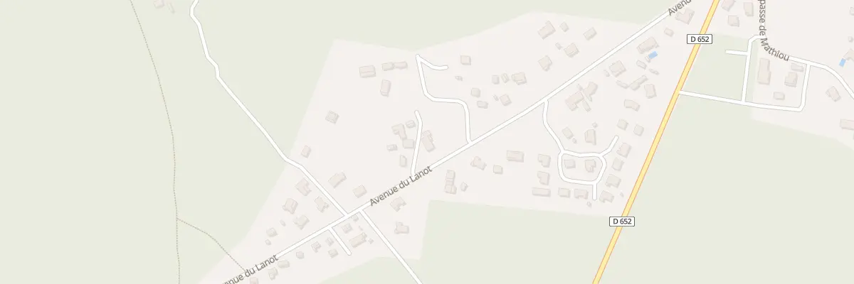 Plan du 404 Av du Lanot à Gastes