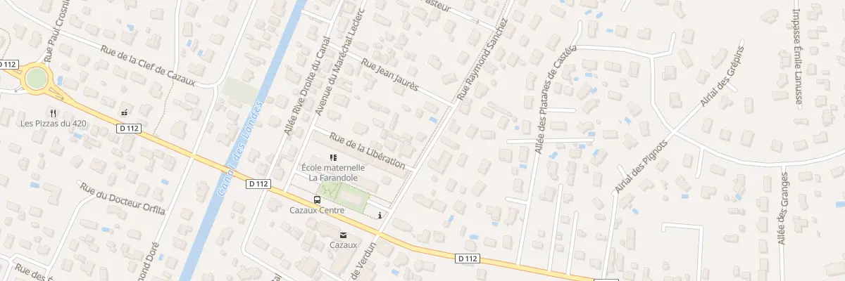 Plan du 3 Rue Raymond Sanchez Cazaux à La Teste-de-Buch