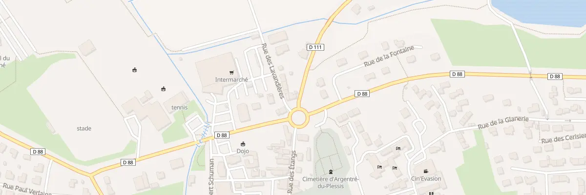 Plan du 2 Rue des Lavandières à Argentré-du-Plessis