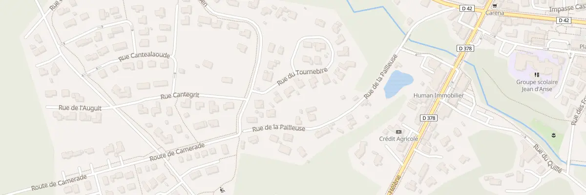 Plan du 54 Rue du Tournebire à Castets