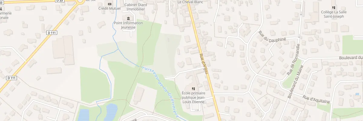 Plan du 2 Impasse d’Anjou à Argentré-du-Plessis